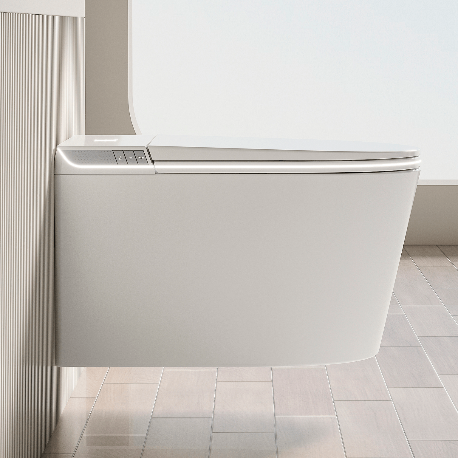 AVINOVA S1 in einem modernen dunklen Badezimmer